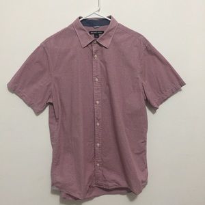 Michael Kors Tailored Fit Short Sleeve Button Down